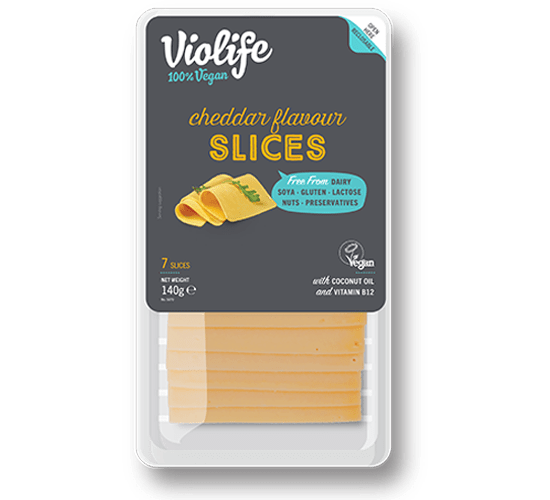 Violife Cheddar flavour Slices