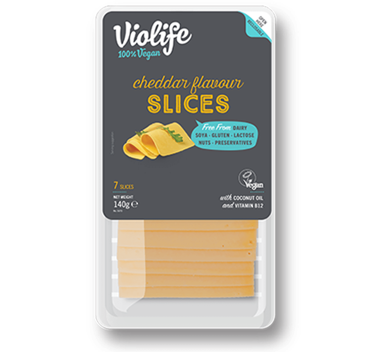 Violife Cheddar flavour Slices