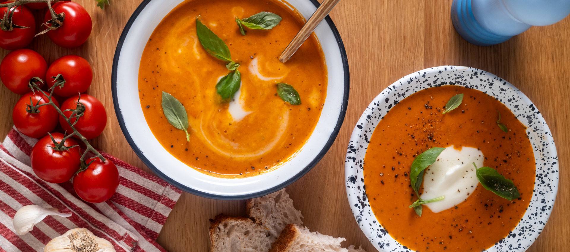 recipe image Polévka z pečených rajčat
