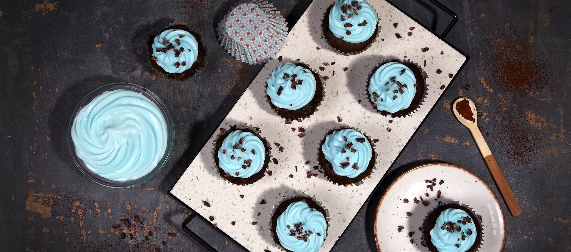 recipe image Chokoladecupcakes