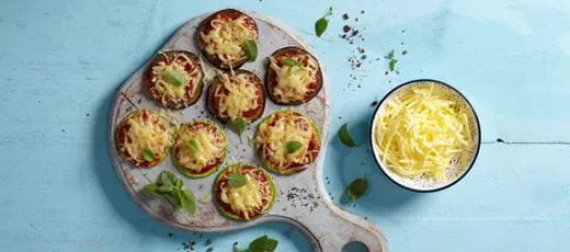 recipe image Små Vegetarpizzaer