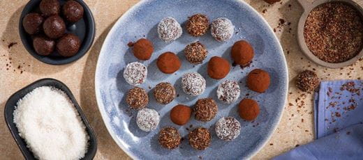 recipe image Vegane Schoko-Rumkugeln