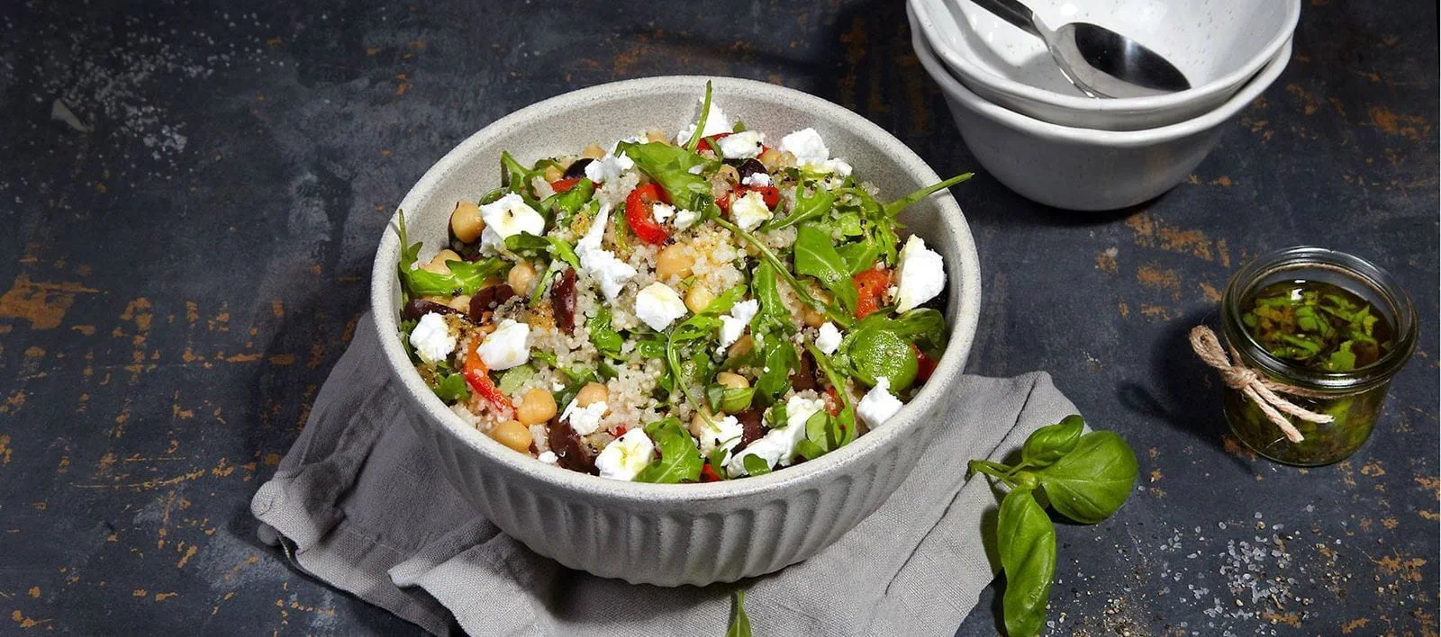 recipe image Mediterraner Quinoa Salat