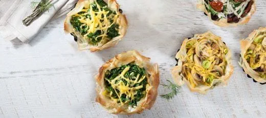 recipe image Party Gemüse-Täschchen