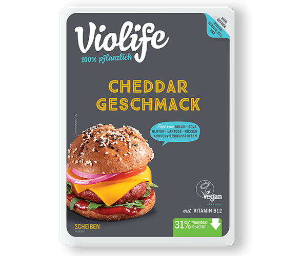 Violife Cheddar Geschmack Scheiben