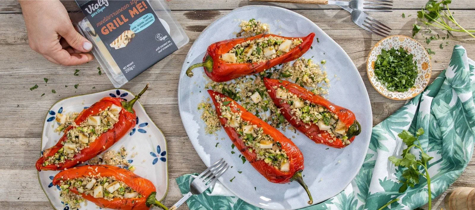 recipe image Gefüllte Spitzpaprika