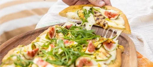 recipe image Zucchini Feigen Pizzettas
