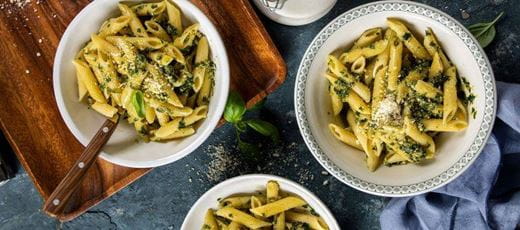 recipe image Pasta mit Grünem Pesto