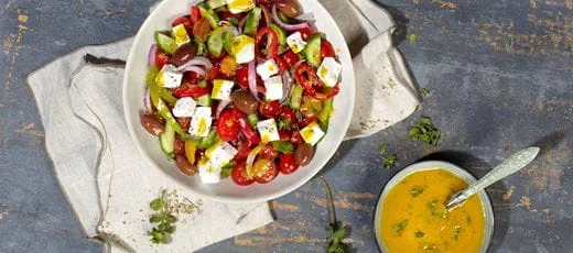 recipe image Veganer griechischer Salat