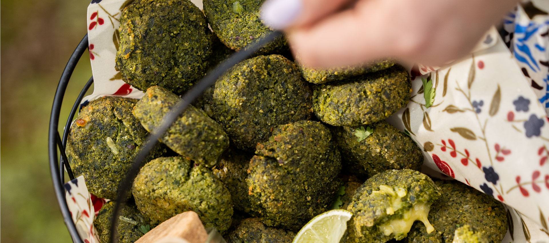Grüne Gemüse Falafel | Violife