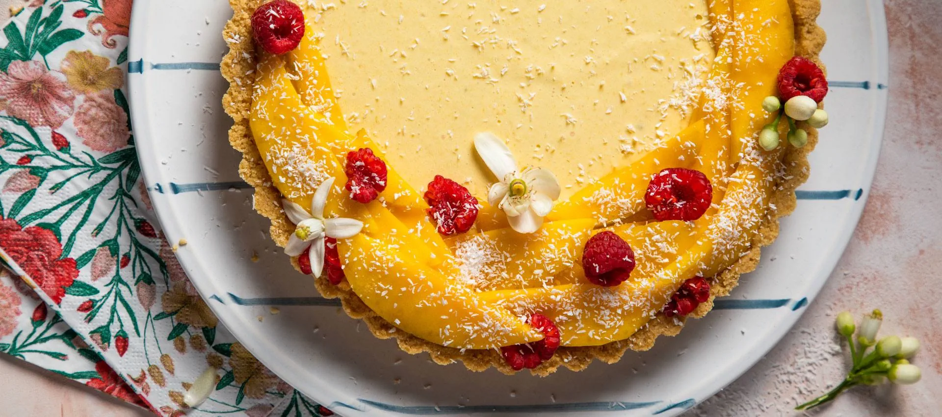 recipe image Creamy Mango-Tarte