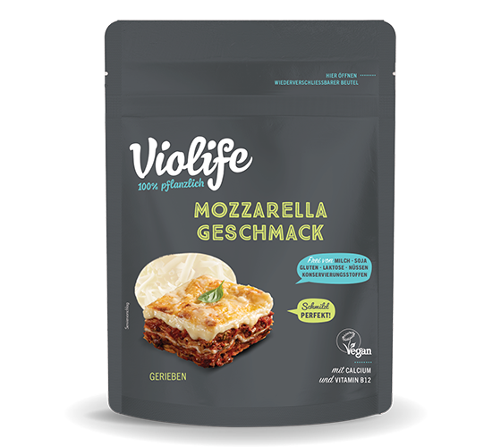 Violife Mozzarella Geshmack Gerieben