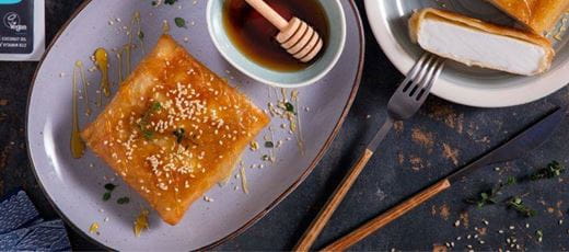 recipe image ΣΑΓΑΝΑΚΙ ΜΕ ΦΥΛΛΟ ΚΡΟΥΣΤΑΣ ΚΑΙ ΣΟΥΣΑΜΙ