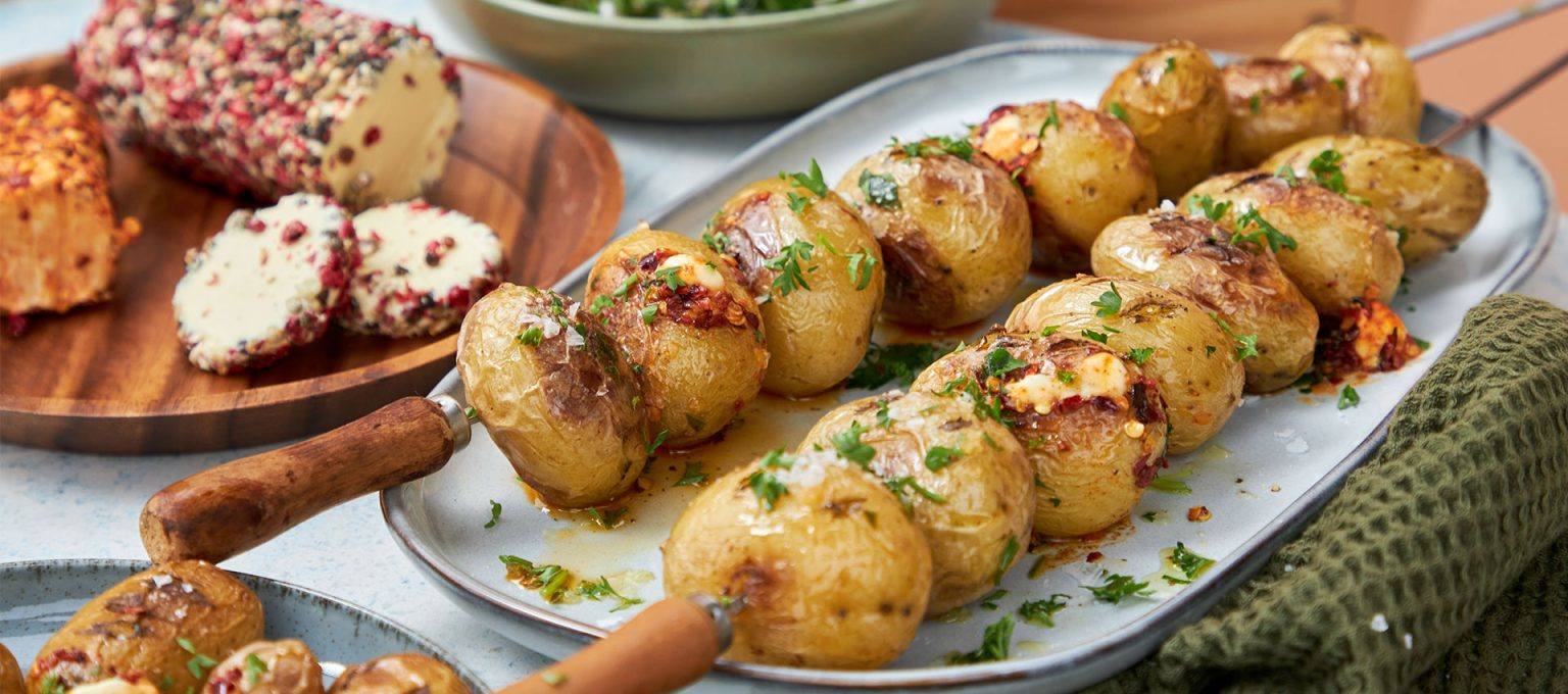 recipe image ΣΟΥΒΛΑΚΙΑ ΜΕ ΠΑΤΑΤΕΣ BABY