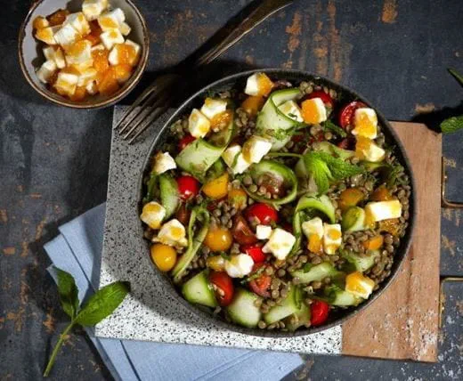 recipe image Lentil Salad with Mango Chutney