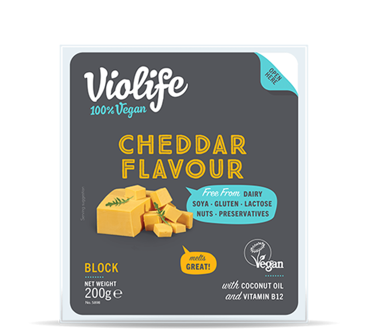 Violife Cheddar Flavour block - 100% vegan