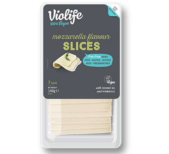 Violife Slices Mozzarella flavour - 100% vegan