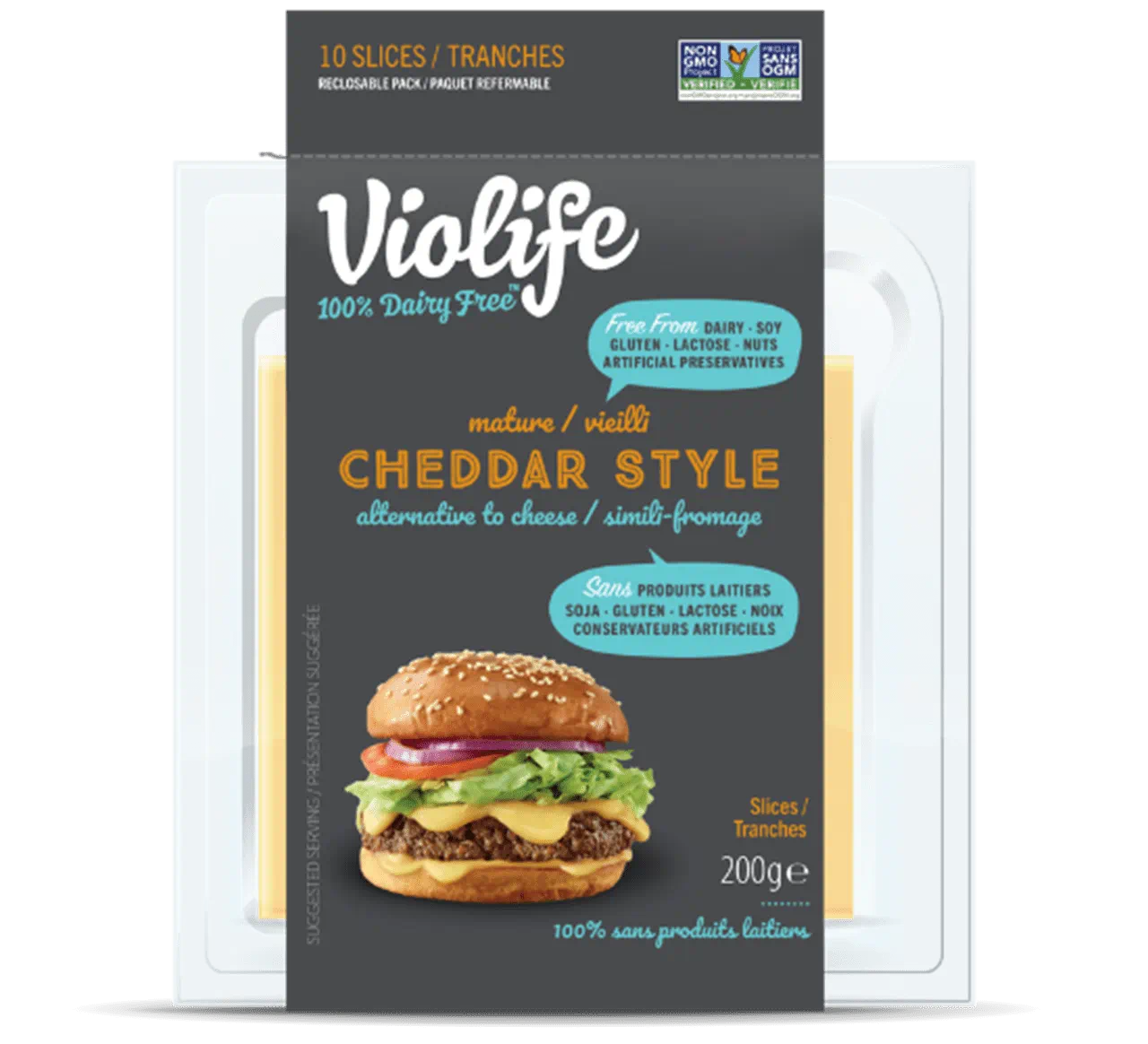 Violife Mature Cheddar Style Slices