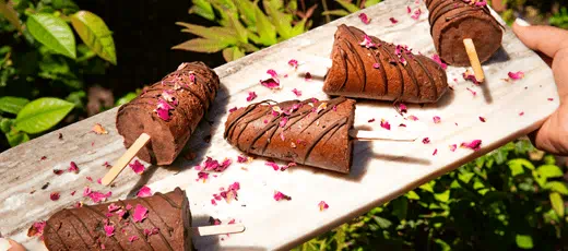 recipe image Chocolate Popsicles