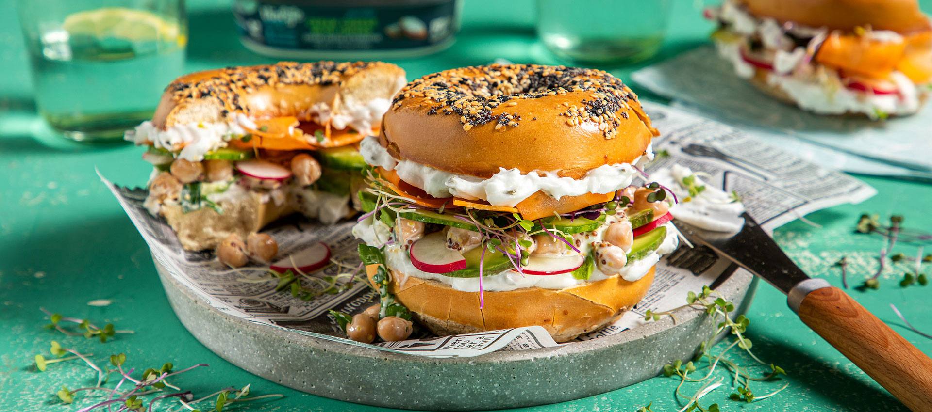 recipe image Spring Goddess Vegan Bagel