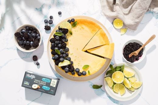 recipe image New York Style Vegan Cheesecake