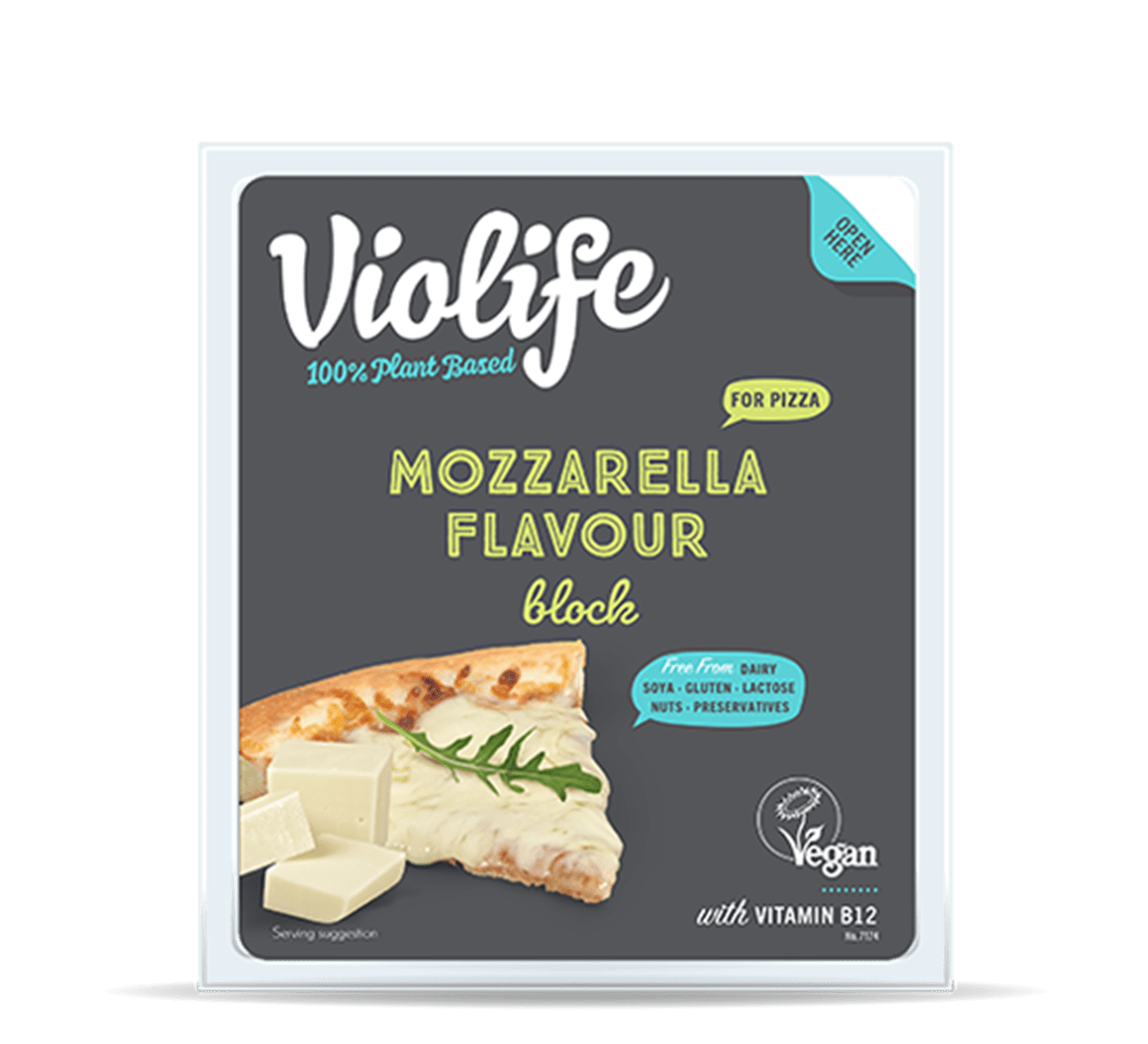 Violife Mozzarella flavour Block for pizza