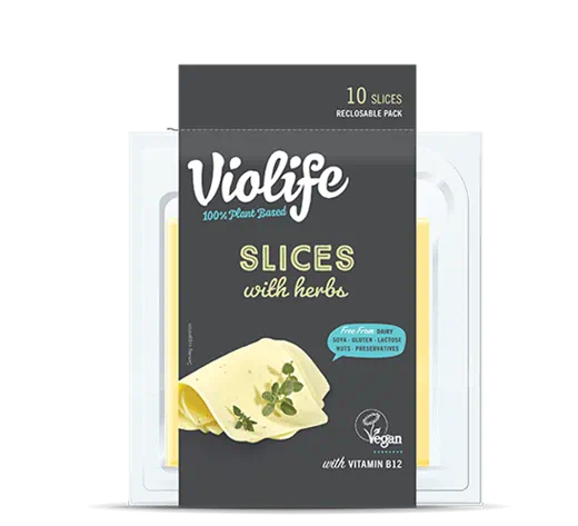 Violife slices with Herbs