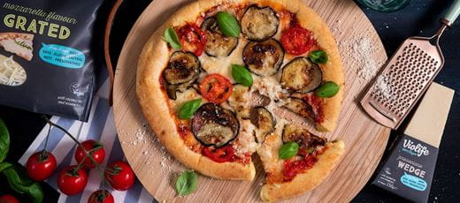 recipe image Aubergine Epic Stuffed Crust Pizza