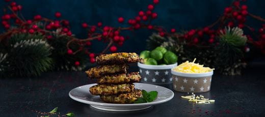 recipe image Onion Brussels Sprouts Fritters