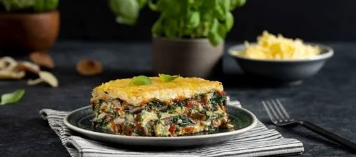 recipe image Spinach and Mushroom Lasagna
