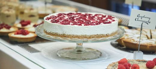 recipe image No Bake Cherry Vanilla Cheesecake