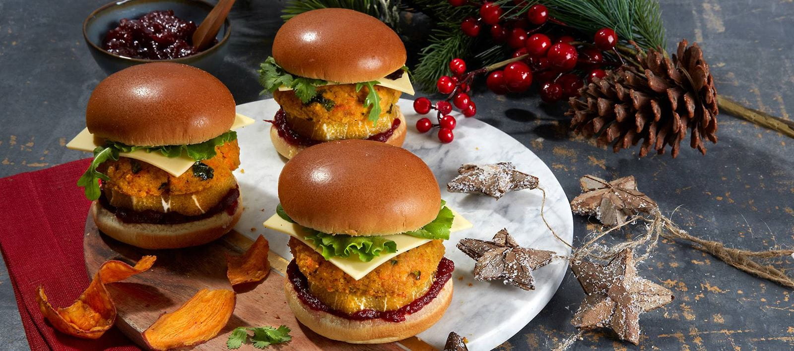 recipe image Christmas Lentil Burgers