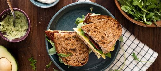 recipe image Grilled Avocado Sandwich