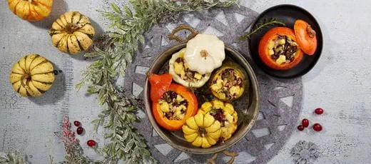 recipe image Stuffed Mini Pumpkins