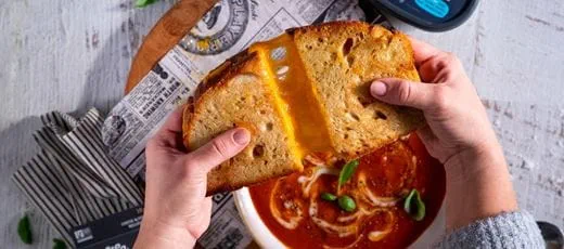 recipe image Tomato Soup with Grilled Sandwich