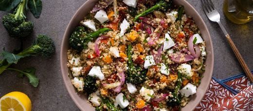 recipe image Quinoa and Bulgur Wheat Salad