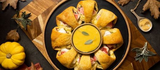 recipe image Thanksgiving Wreath