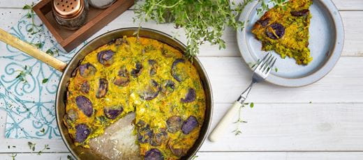 recipe image Purple Potatoes Frittata