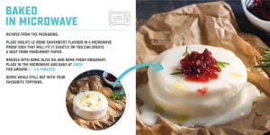 Violife recipe guide Le Rond Camembert flavour