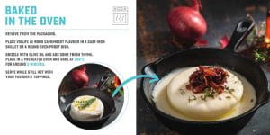 Violife recipe guide Le Rond Camembert flavour