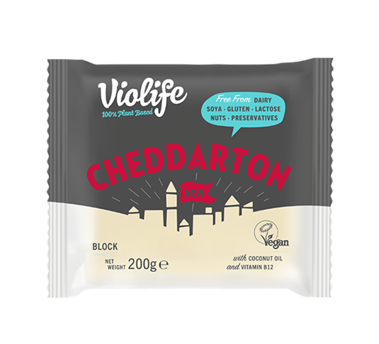 Violife cheddarton - plant based & vegan