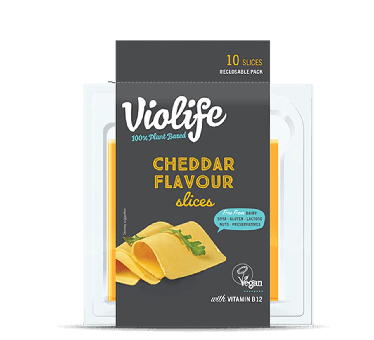 Violife Cheddar flavour slices