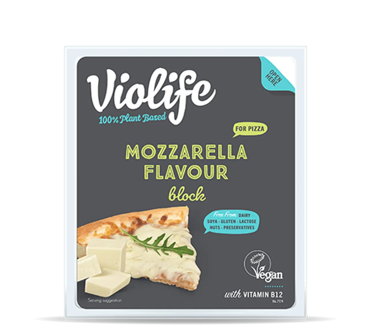 Violife Mozzarella flavour Block for pizza