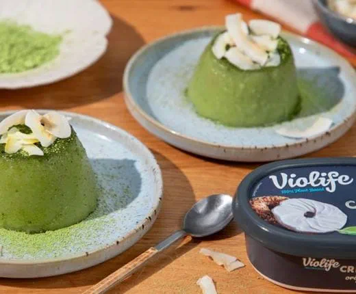 recipe image Matcha Panna Cotta