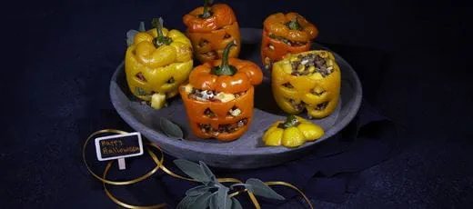 recipe image Halloween Stuffed Peppers