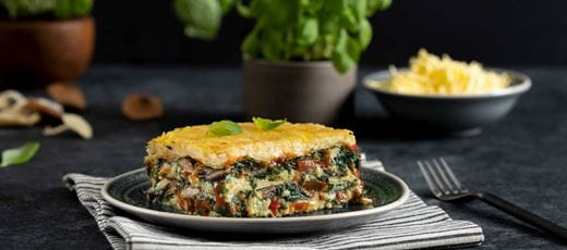 recipe image Spinach and Mushroom Lasagna