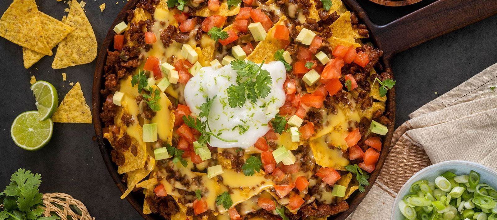 recipe image Beyond Mince Nachos