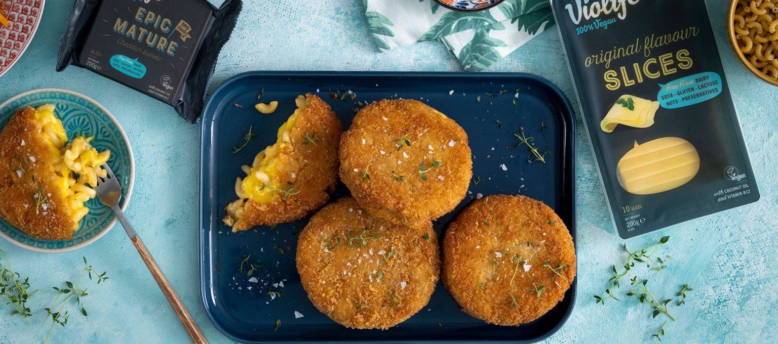 recipe image Mac and cheeze fritters