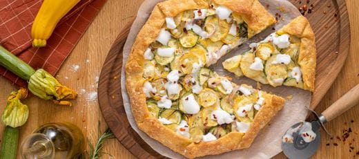 recipe image Yellow Zucchini Galette