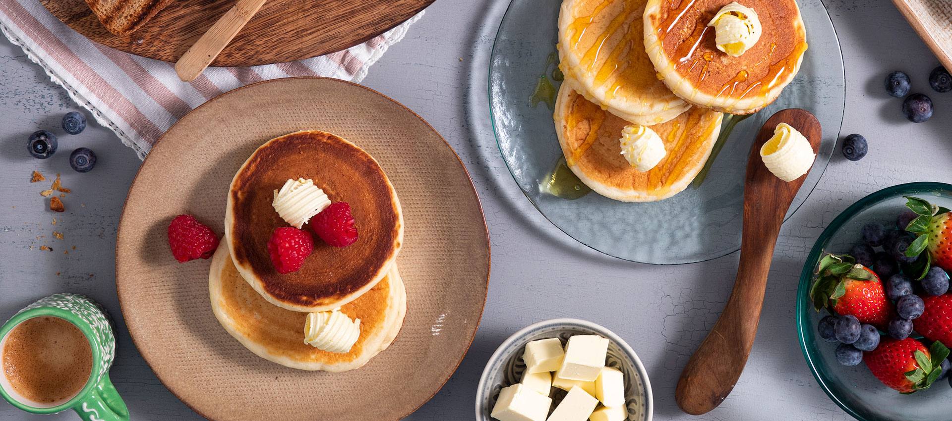 Fluffy American Pancakes | Violife